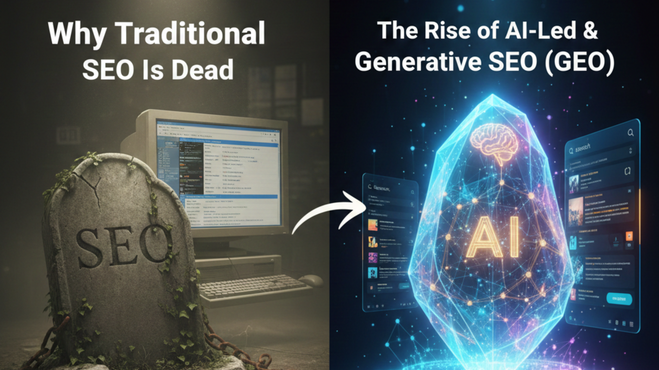 Why Traditional SEO Is Dead: The Rise of AI-Led & Generative SEO (GEO)